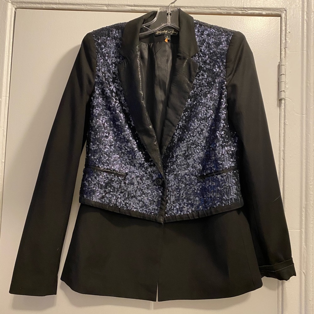 Elizabeth and James sequined blazer size 6